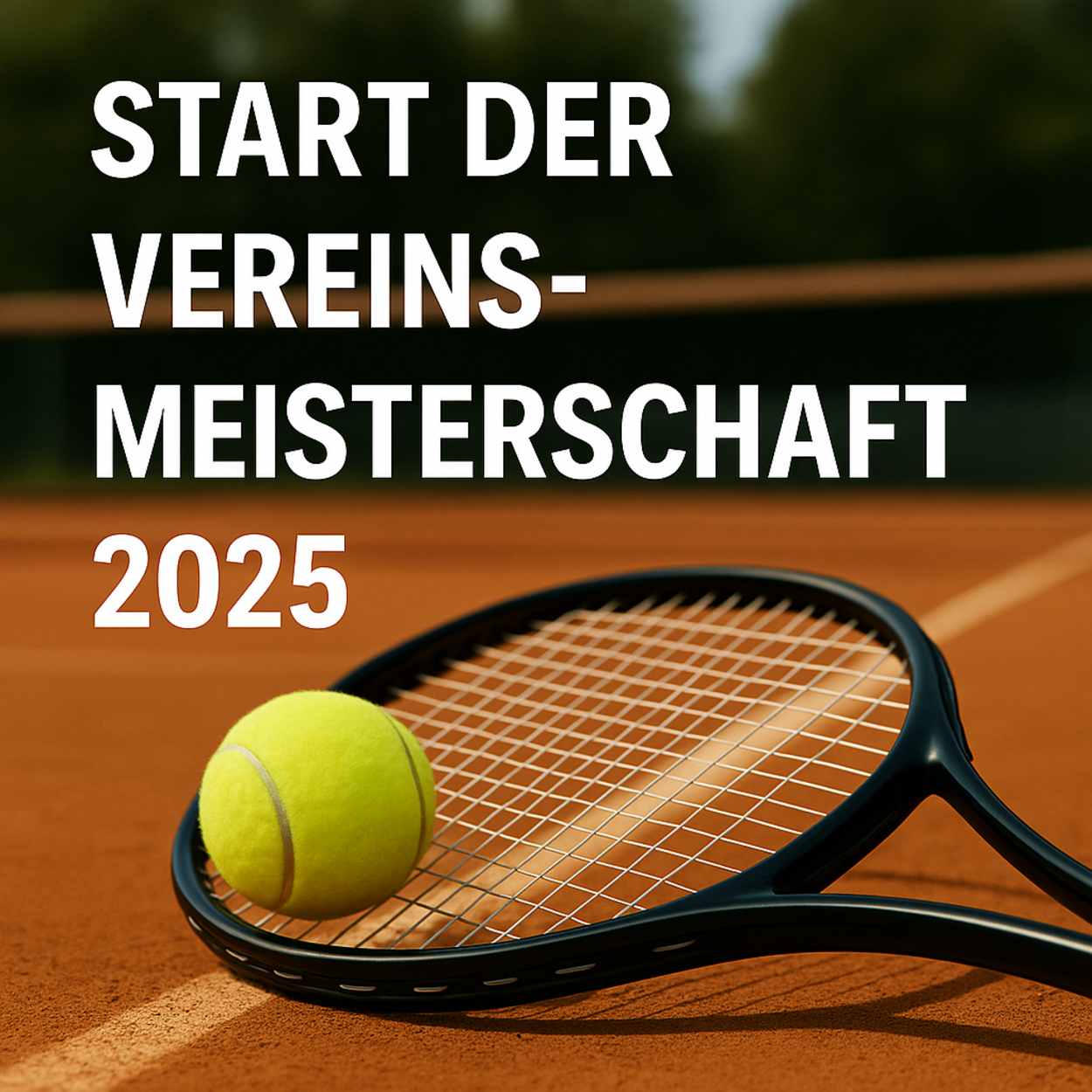 Anmeldung VEREINSMEISTERSCHAFT 2025 hat begonnen.
